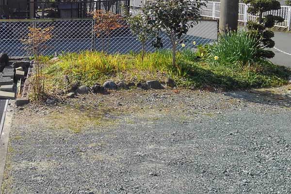 周辺と同じように整地したい